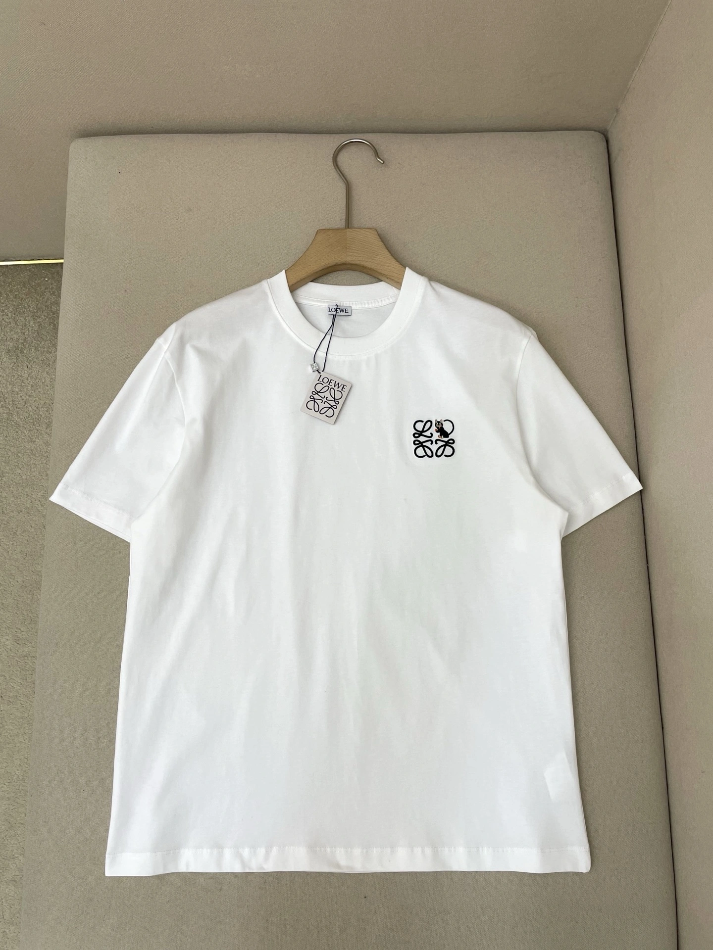 wg.luxury-- 8o5w5 Cotton Futurist Cat Anagram embroidery item:F-F409A0816H